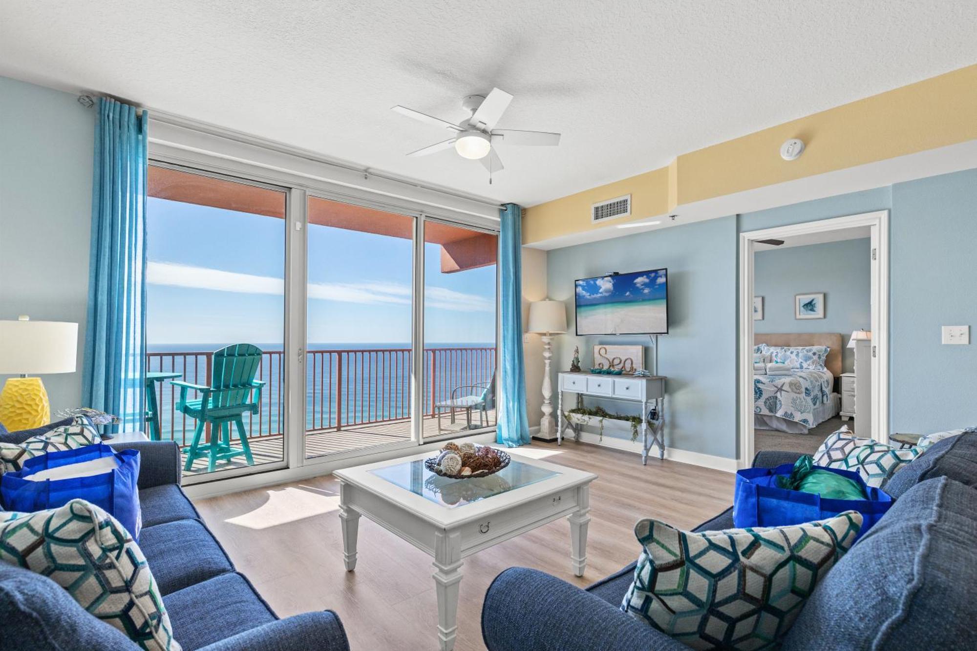 Penthouse With Beautiful Beach Views! 1 Bedroom, 2 Bathroom Penthouse! Panama City Beach Dış mekan fotoğraf
